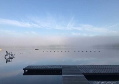 A beautiful morning on the lake