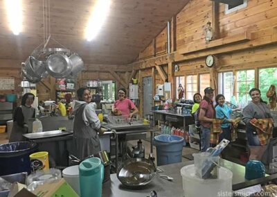 Counselors and kitchen help