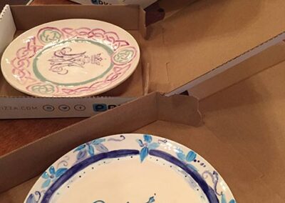 Ceramics class plates