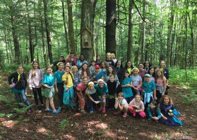 Shrine stop on the hike