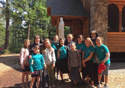 Happy campers and happy Sisters