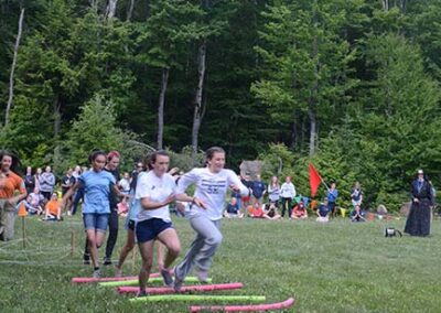 Campers race to win