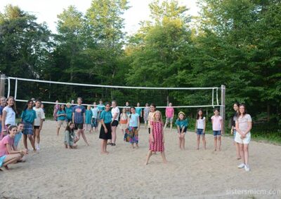 Evening volleyball