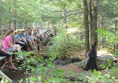 A scenic spot for catechism