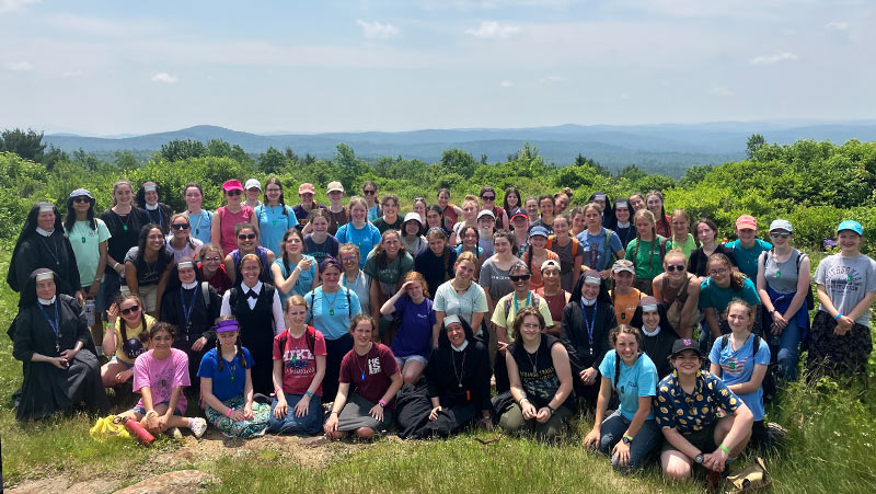 Campers fishing boat