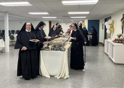 Final Profession, August 22, luncheon buffet