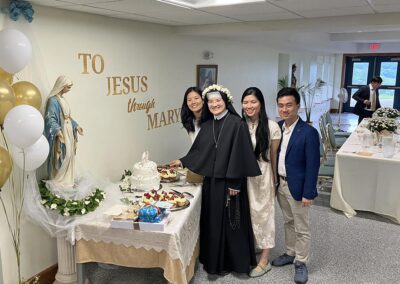 Final Profession, August 22, sister and family