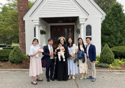 Final Profession, August 22, family from Singapore