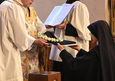 Final Profession, August 22 receiving crown of a Bride of Christ
