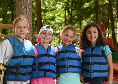 Morning Star Camp 2026 - campers at boating