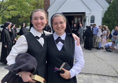 Postulants happy to be beginning the journey, September 8, 2026