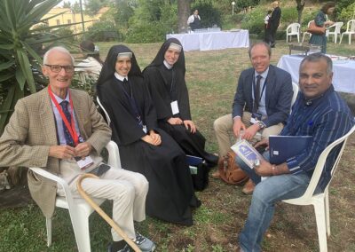 With other Conference Attendees, Rome.