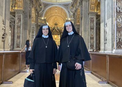 Sisters MICM Inside Saint Peter's Basilica.